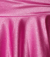 Honey and Rosie Sleeveless V-Neckline Surplus A-line Short Dress