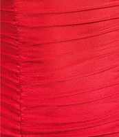 Honey and Rosie V-Neck Bar Back Shirred Dress