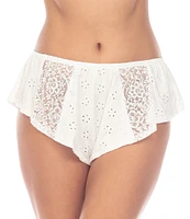 Honeydew Intimates Charli Jersey Eyelet Lace Cheeky Short