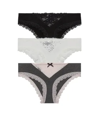 Honeydew Intimates Willow Lace Hipster 3-Pack