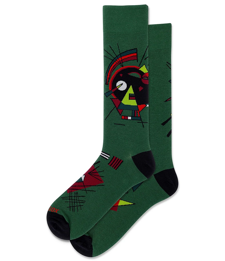 Hot Sox Kandinsky Holiday Crew Socks