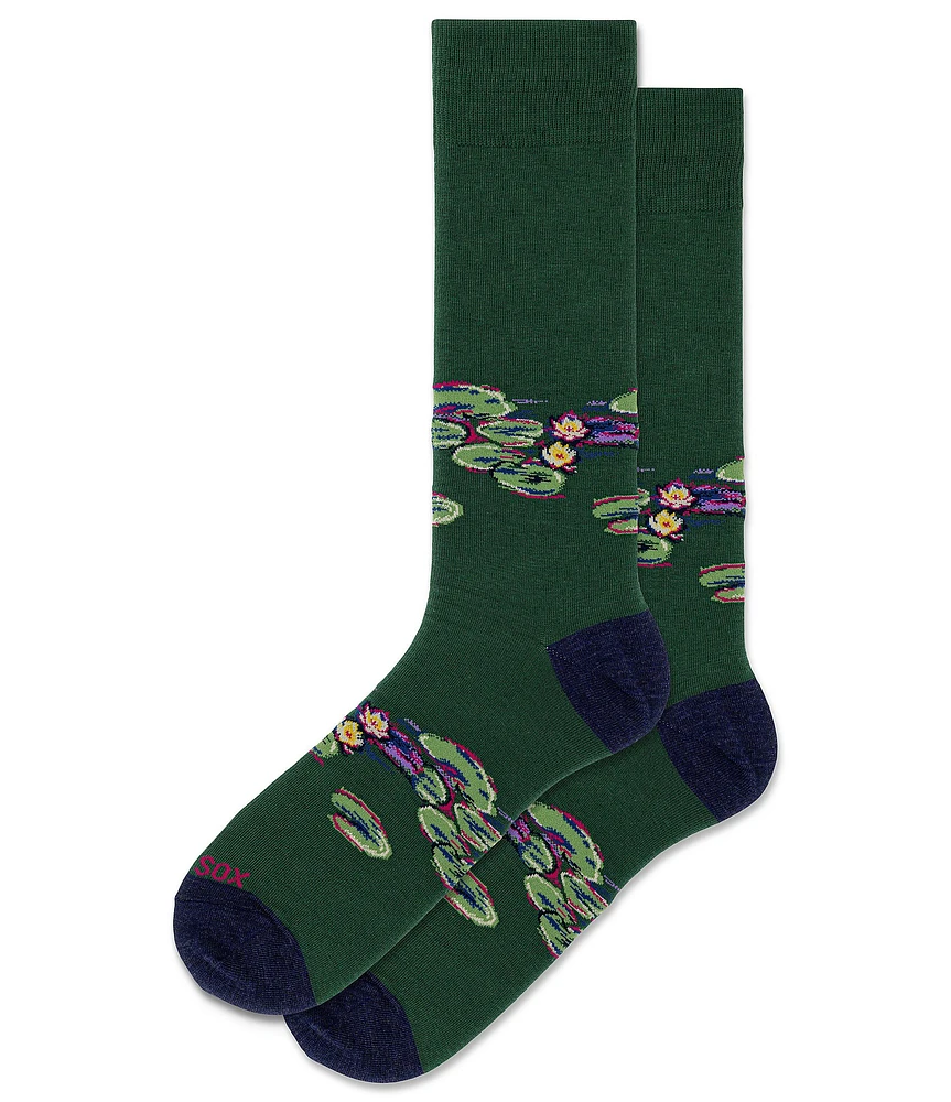 Hot Sox Nympheas Crew Socks