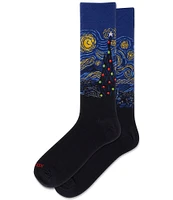 Hot Sox Starry Holiday Crew Socks