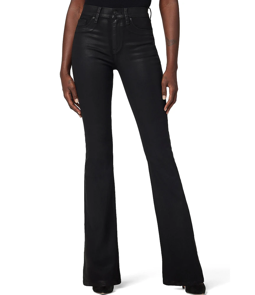 Hudson Jeans Barbara Coated High Rise Bootcut Jeans