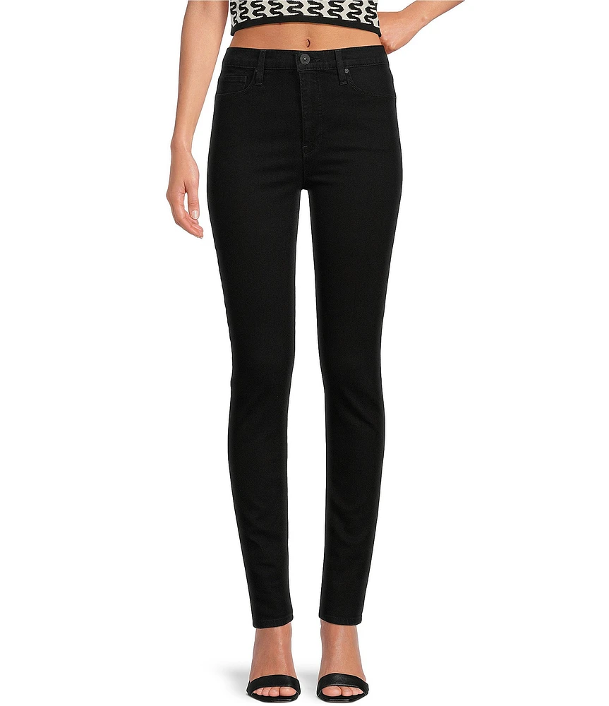 Hudson Jeans Barbara High Waisted Clean Hem Skinny Jeans