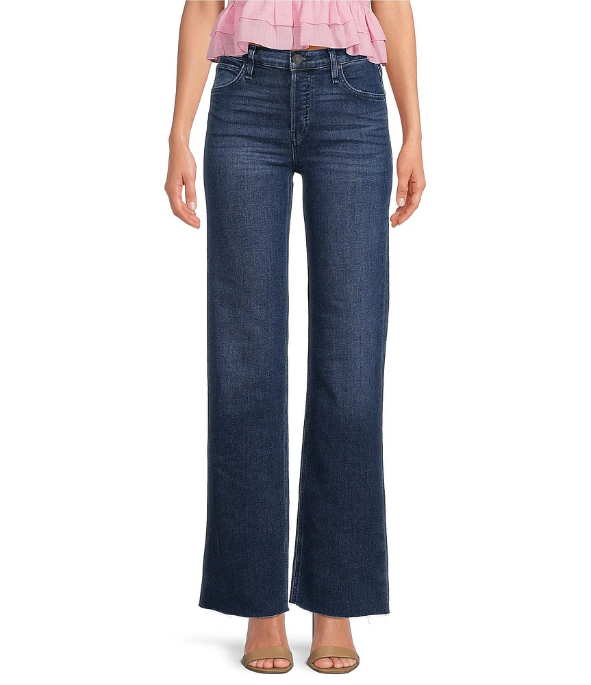 Hudson Jeans High Rise Wide Leg Full Length Rosie Jeans