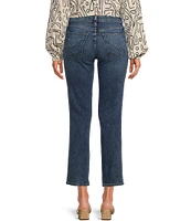 Hudson Jeans Nico Mid Rise Straight Leg Ankle Jeans