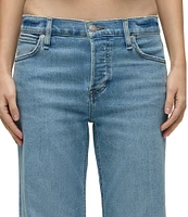 Hudson Jeans Rosie Denim High Rise Wide Leg Cuff Jeans