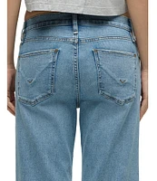 Hudson Jeans Rosie Denim High Rise Wide Leg Cuff Jeans