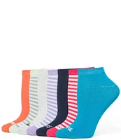 HUE Cotton No Show Liner Socks, 7-pack