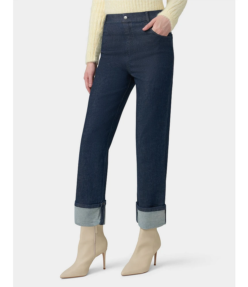 HUE Cuffed Denim Skimmer Leggings