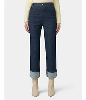 HUE Cuffed Denim Skimmer Leggings