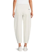 HUE Denim Barrel Leg Skimmer Ankle Pants