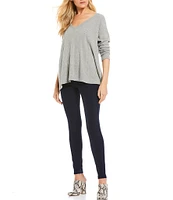 HUE Fleece Lined Denim Leggings