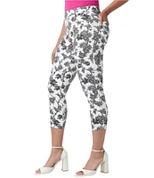 HUE French Toile Denim Capri Leggings