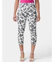 HUE French Toile Denim Capri Leggings