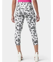 HUE French Toile Denim Capri Leggings