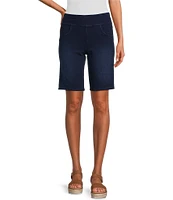 HUE Game Changing High Rise Bermuda Shorts