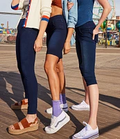 HUE Game Changing High Rise Bermuda Shorts