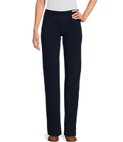 HUE Game-Changing High Rise Denim Straight Leggings