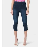 HUE Game High Rise Changing Tulip Hem Capri