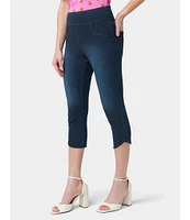 HUE Game High Rise Changing Tulip Hem Capri