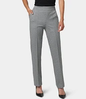 HUE Geo Pull-On Trouser Leggings