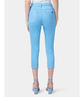 HUE Hi-Rise Ultra Soft Denim Capri Leggings