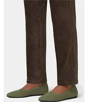 HUE High-Rise Corduroy Straight Leggings