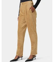 HUE High-Rise Corduroy Straight Leggings