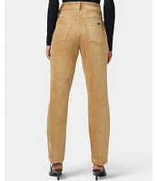 HUE High-Rise Corduroy Straight Leggings