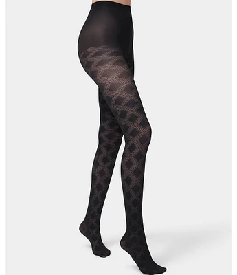 HUE Pointelle Diamond Tights