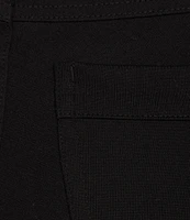 HUE Ponte Mid Rise Full Length Leggings