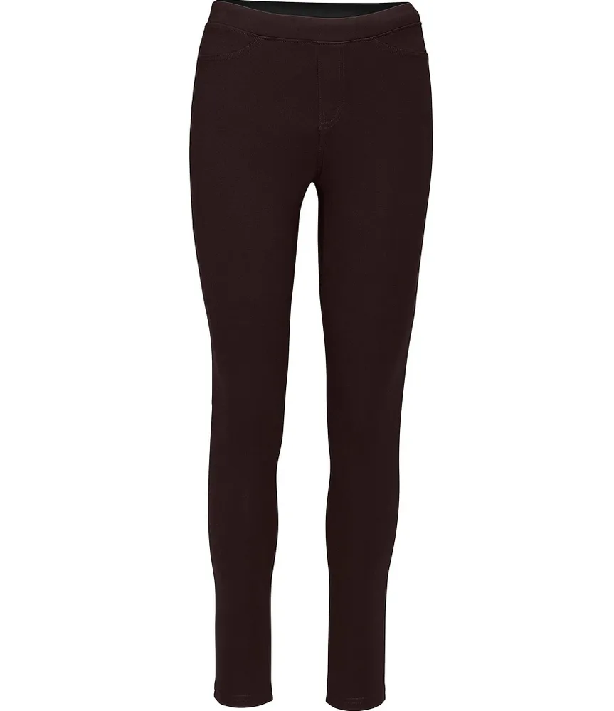 HUE Ponte Mid Rise Full Length Leggings