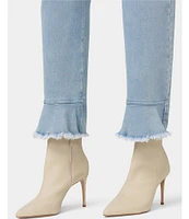 HUE Ruffle Hem Denim Skimmer Leggings