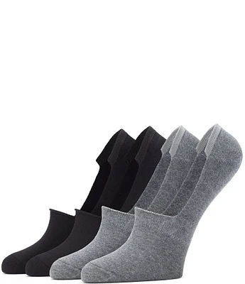 HUE Sneaker Liner Socks, 4 Pack