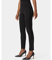 HUE Sequin Tuxedo Ponte Leggings