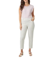 HUE Spring Stripe Pedal Pusher Capri Leggings