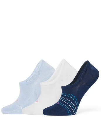 HUE The Perfect Sneaker Stripe Liner Socks, 3 Pack