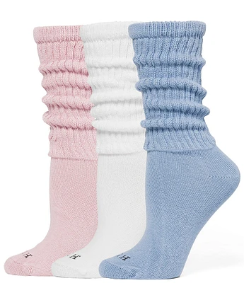 HUE The Slouch Crew Sock, 3 Pack