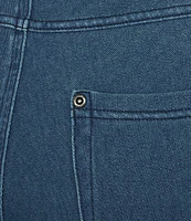 HUE Ultra Soft Denim High Rise Skimmer Crop Jeggings