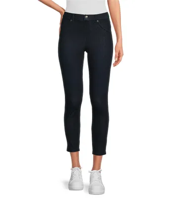 HUE Ultra Soft Denim High Rise Skimmer Crop Jeggings