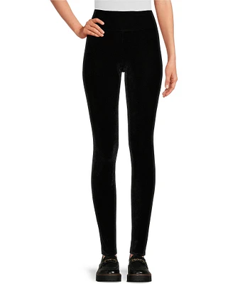 HUE Velvet High Rise Leggings