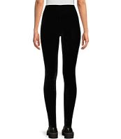 HUE Velvet High Rise Leggings