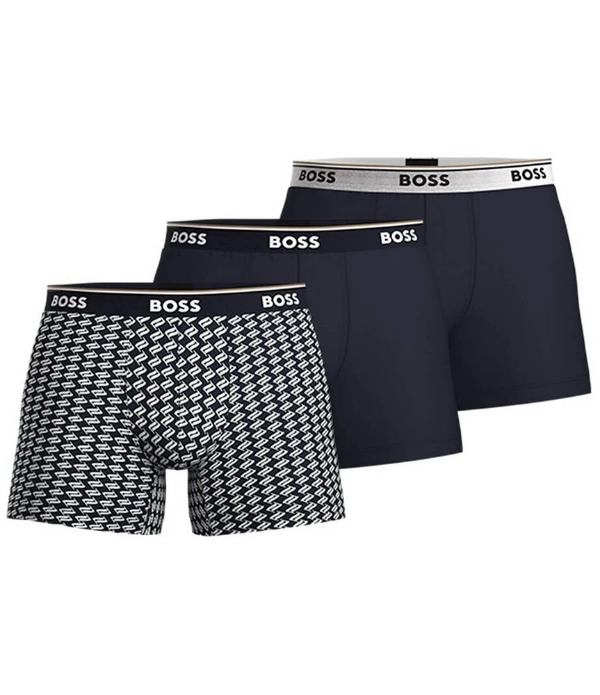 Hugo Boss Assorted Print Power Boxer Briefs 3-Pack