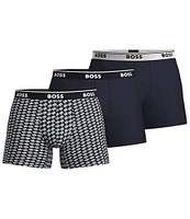 Hugo Boss Assorted Print Power Boxer Briefs 3-Pack