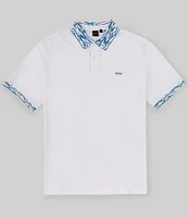 Hugo Boss Big & Tall Short Sleeve Ocean Detailed Polo Shirt