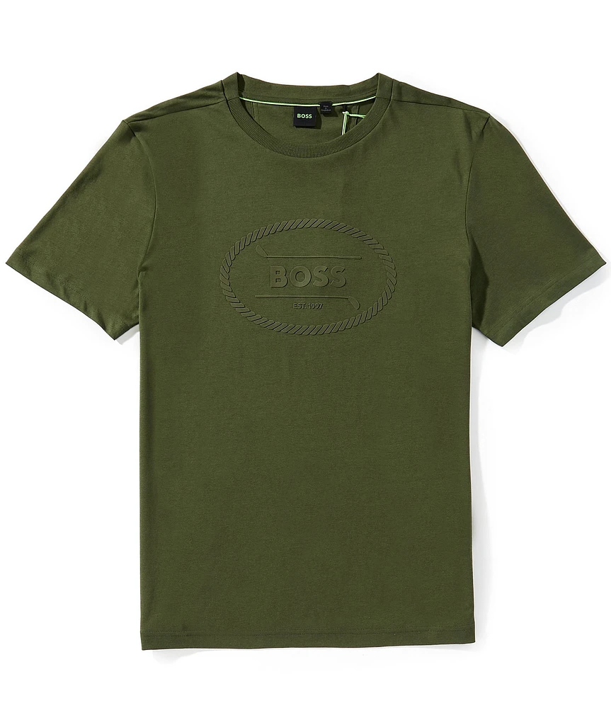 Hugo Boss BOSS Artwork Logo Short Sleeve T-Shirt