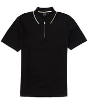 Hugo Boss BOSS C-Paras Short Sleeve Quarter-Zip Polo Shirt