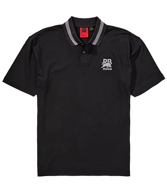 Hugo Boss BOSS Dodac Race Bull Stretch Pique Short Sleeve Polo Shirt